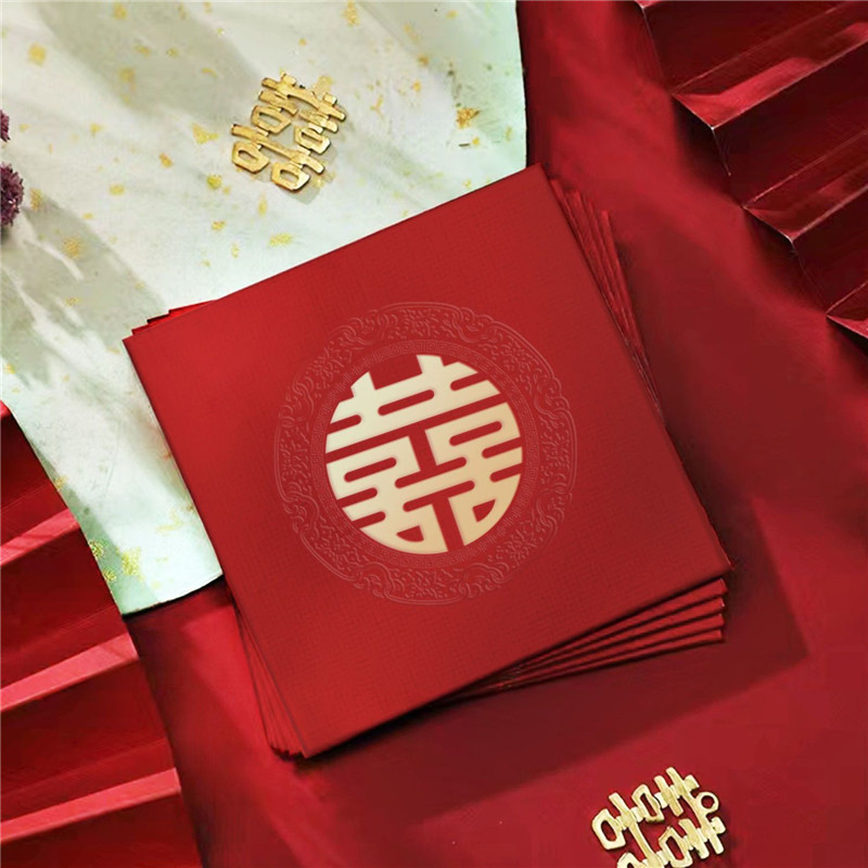 60 szt./zestaw czerwona kopert – Wedding Envelopes recenzja i cena