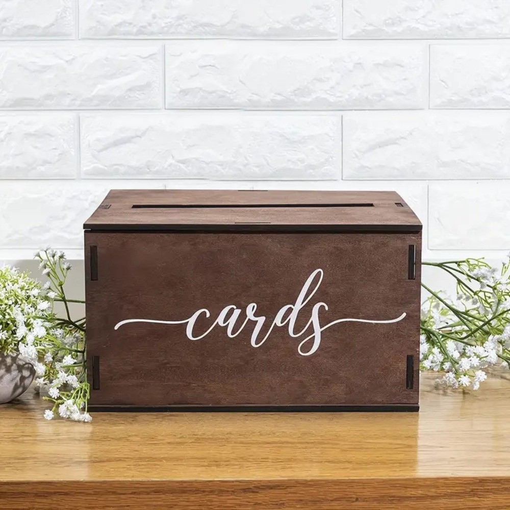 Nowa Drewniana Skrzynka na Kar – Wedding Card Box recenzja i cena