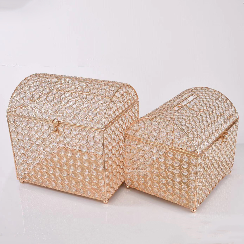 Pudełko na kartki ślubne, złot – Wedding Card Box recenzja i cena
