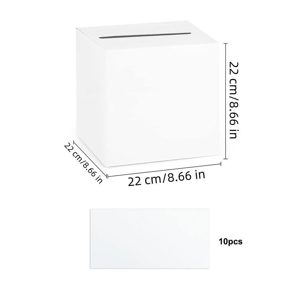 Kreatywne biało-czarne pudełko – Wedding Card Box recenzja i cena